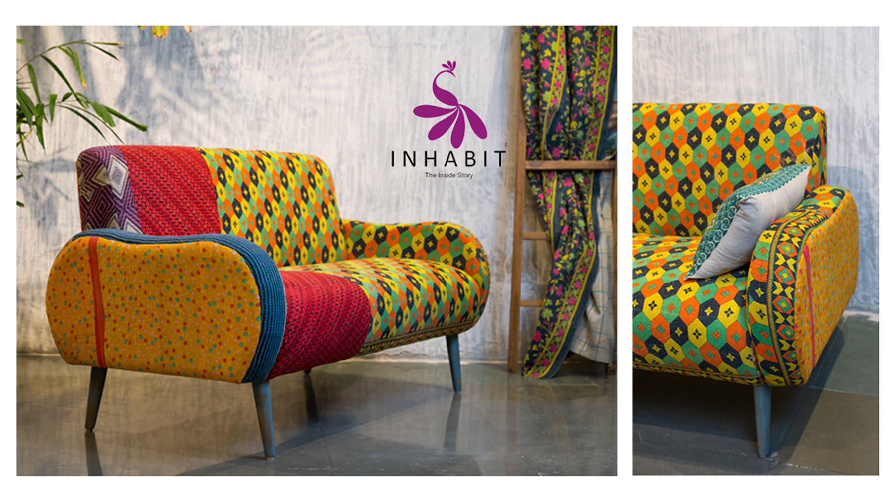 bespoke satrangi macaw 2 seater gallery image