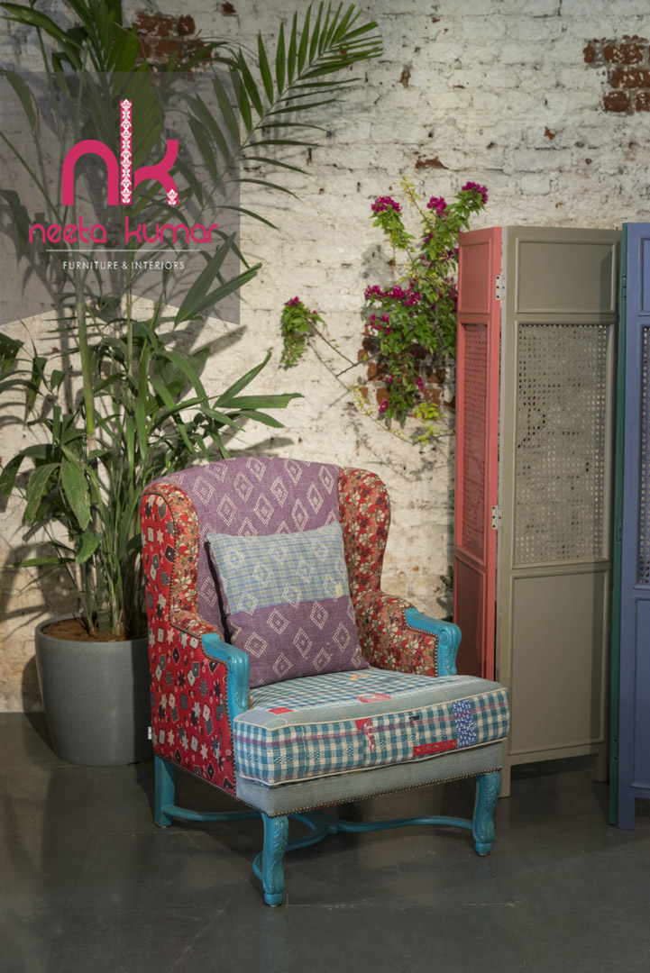 bespoke satrangi parrot chair gallery image