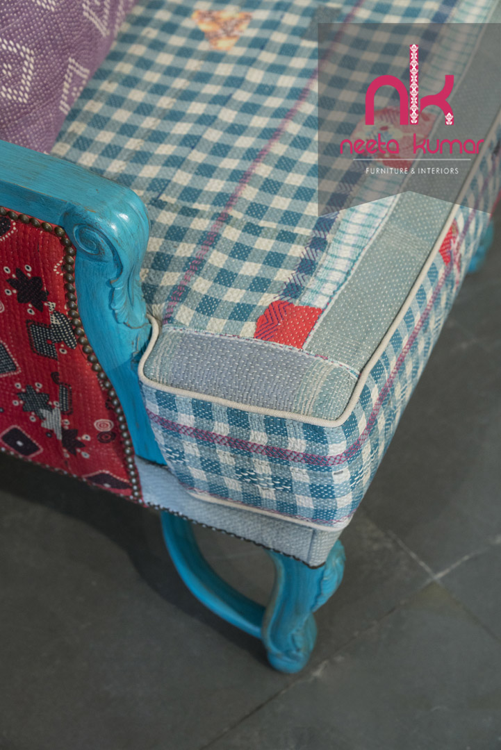 bespoke satrangi parrot chair gallery image