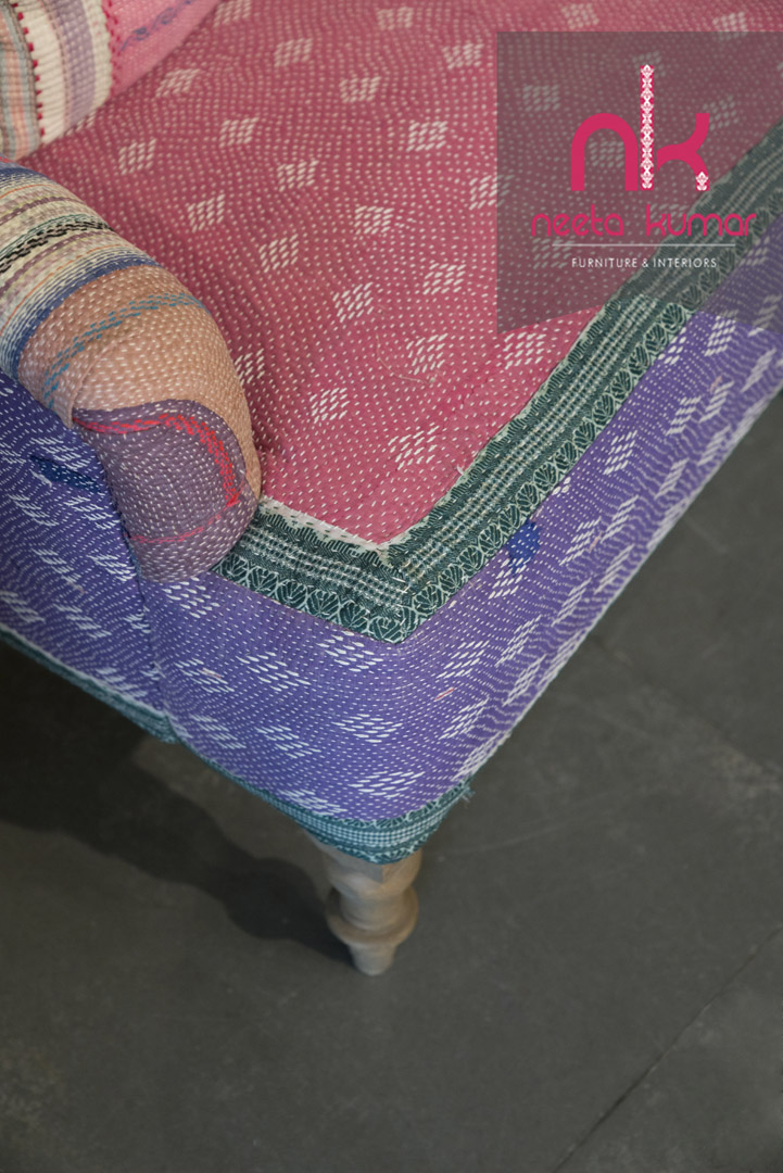 bespoke satrangi peacock chair gallery image