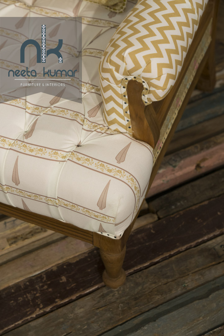 bespoke zeenat accent chair gallery image